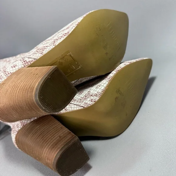 Dingo Kitty Kat Snake Print Fringe Tall Western Leather Boots like new - Picture 12 of 15